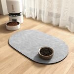 Absorbent Dog Food Mat-Dog Mat for Food and Water Bowl, Quick Dry Pet Food Mat, No Stains Dog Feeding mat, Dog Accessories Pet Supplies Mat-Dog Water Bowl Mat for Messy Drinkers - Image 2