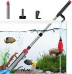 Aquarium Siphon Vacuum Cleaner: 4 in 1 Manual Fish Tank Vacuum Cleaning Tools for Water Change, Sand Cleaning and Remove Dirt, Fish Tank Cleaner Vacuum with Adjustable Length - Image 2