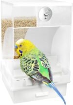 Automatic Bird Feeder，No Mess Bird Feeder, Bird cage Accessories-Large Capacity Canary Parrot Bird Parrot Seed Food Container (Can Hold a Variety of Food) by Old Tjikko - Image 2