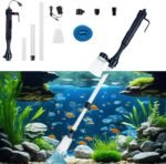 BSLVWG Fish Tank Cleaner Aquarium Gravel Cleaner Electric Fish Tank Cleaning Tools Adjustable Water Flow Aquarium Cleaner Kit Fish Tank Gravel Vacuum for Wash Sand - Image 2