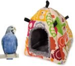 Bird Nest House Hanging Hammock Bed Toy for Small Medium Pet Parrot Parakeet Cockatiel Conure Cockatoo Amazon Lovebird Budgie Finch Canary Hamster Rat Gerbils Chinchilla Cage Stand Perch - Image 2
