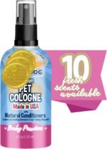 Bodhi Dog Natural Dog Cologne | Premium Scented Deodorizing Body Spray for Dogs & Cats | Dog Perfume w/Natural Dog Conditioner (Baby Powder, 4 Fl Oz) - Image 2