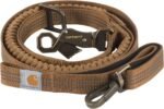 Carhartt Shock Absorbing Dog Leash Carhartt Brown/Brushed Brass - Image 2