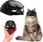 Cat Bat Cosplay Hat, 2025 New Bat Mask for Cat, Batcat Mask, Cute Cat bat Cosplay hat Funny Bat Cat Avenger Mask, Halloween Costumes Accessories for Cats (Large) - Image 2
