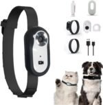 Cat Camera Collar - 120° Wide Angle Pet Dog Collar Camera, 1080P Multi Fuctional Pet Cat for Video Records, Pet Collar Camera Outdoor, Dog/Cat Gift (White) - Image 2