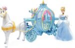 Disney Store Official Cinderella Classic Doll & Carriage Deluxe Set- Princess Toys - Doll Set with Pumpkin Carriage & Horse, Light-Up Features & Walking Horse, Perfect Princess Fans. - Image 2