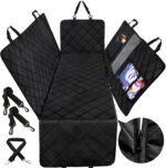 Dog Car Seat Cover for Back Seat, Dog Seat Cover Waterproof, Durable Scratch Proof, Nonslip Backing and Hammock, 600D Heavy Duty Cars Trucks and SUV Back Seat Cover for Dogs - Image 2