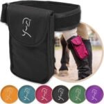 Equestrian Cell Phone Holder, XL Black On The Calf/Leg Band Holster - Perfect Horse Accessories, Universal Fit, Padded Strap, Magnetic Closure, Made of Durable Nylon, Machine Washable - Image 2