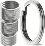 GABOX Medical-Grade 316L Stainless Steel Key Ring Ideal for Marine Enthusiast Pet Accessories Dog Tag Car DIY Handmade Craft - Image 2