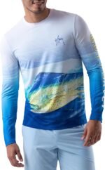 Guy Harvey Men’s Long Sleeve Performance Shirt with 50+ UPF Sun Protection - Image 2