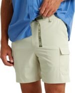 HUK Men's Creekbed, 7" Performance Fishing Cargo Shorts - Image 2
