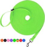 Hi Kiss Dog/Puppy Obedience Recall Training Agility Lead - 15ft 20ft 30ft 50ft 100ft Training Leash - Great for Training, Play, Camping, or Backyard (15 Feet, Green) - Image 2