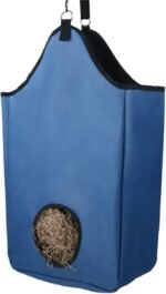 Horse Hay Bag with Metal Snap Fastener, Hay Bag Feeder Sack Storage Bag for Horse Cow Goats Donkey Cattle Rabbit - Image 2