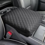 JOYTUTUS Center Console Cover Compatible with 2019-2025 Ram 1500 2500 3500, Leather Arm Rest Armrest Cover for Car, Durable Middle Console Cover Lid, Car Arm Rest Cover Pad Cushion Replacement - Image 2