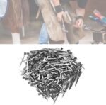 KUIDAMOS 250PCS Horseshoe Nails, Horseshoes Equipment Equestrian Sport Equipment Horse Training Supplies Tool 2.1 Inch E6 Hoof Nails for Horse Race - Image 2