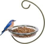 Mealworm and Blue Bird Feeder - Jacobi Jayne® Easy-Clean Hanging Treat Dish - Ideal for Bird Seed, Mealworms & Table Scraps - Hanging Bird Feeder for Wild Bird Food (Hanging Treat Dish) - Image 2