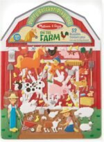 Melissa & Doug Puffy Sticker Play Set - On the Farm - 52 Reusable Stickers, 2 Fold-Out Scenes - FSC Certified - Image 2