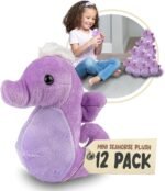 Mini Sea Horse Plush Toys, 12 Pack Tiny Plushies Ocean Stuffed Animals, Stocking Stuffer for Girls & Boys, Animals Figures for Party Favors, Goody Bags, Class Prizes (Sea Horse) - Image 2
