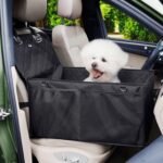 Pecute Extra Stable Dog Car Seat, Dog Car Seats for Small Dogs, Anti-Scratch&Waterproof Puppy Car Seat, Pet Car Seat with Safety Leash for Dogs and Cats, Dog Travel Bed Suitable for All Vehicles - Image 2