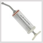 Plastic Dose Syringe 400mL, Stainless Steel Nozzle, Dental,Equine - Image 2