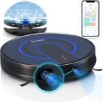 Robotic Vacuum with Mop, Hidden Lidar Camera, Smart Navigation,Ultra-Thin,Ideal for Pet Hair and Home - Image 2