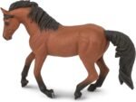 Safari Ltd. Morgan Mare Figurine - Lifelike 6" Horse Figure - Educational Toy for Boys, Girls, and Kids Ages 3+ - Image 2