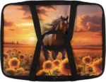 Sunflower Horse Insulated Casserole Carriers Thermal Bags Casserole Carriers for Hot or Cold Food with Heat Resistant Lining Zip Food Carriers Fits 11 x 15 or 9 x 13 Baking Dish - Image 2