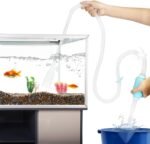 TERA PUMP - 2pk Aquarium Cleaner Fish Tank Gravel Sand Cleaner Change Water Manual Hand Water Pump for Aquariums (10-20 gallon tank), BPA Free, Easy Assembly, Transfer at 1.5 GPM [2 Pumps] - Image 2