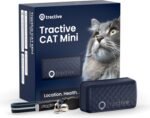 Tractive GPS Tracker & Health Monitoring for Cats (6.5 lbs+) - Market Leading Pet GPS Location Tracker | Wellness & Escape Alerts | Waterproof | Works with Any Collar (Dark Blue) - Image 2