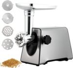 YUCHENGTECH Pellet Machine Animal Feed Electric Animal Feed Food Pellet Machine Electric Pet Pellet Food Mell Making Machine for Making Cat Dog Bird Fish Feed with 3mm/5mm/7mm/9mm Molds 110V - Image 2