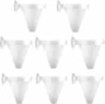 alfyng 8pcs Aquarium Red Worm Cone Feeder, Bloodworm Cone Feeder, Shrimp Fish Food Feeding Plastic Cup with Suckers for Fish Tank (2.64 x 2.64 inch) - Image 2