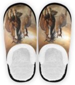 visesunny Slippers for Women Mens Funny Winter Warm Memory Foam Cotton Home Slippers Soft Plush Fleece Slip on House Slippers Unisex - Image 2