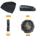 CoguZed 2 Pcs Reptile Feeding Dish Corner Bowl, Reptile Water Dish Food Bowl, Reptile Feeding Terrarium Bowls for Bearded Dragon Lizard Frog Gecko Snake Tortoise Hermit Crab - Image 4