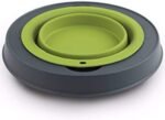 Dexas Popware for Pets Single Elevated Pet Feeder, Large, Gray/Green - Image 3