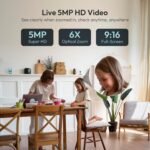 Genie S 2.7K HD Indoor Security Camera with 6X Zoom, 2-Way Audio, Privacy Protection, Motion Tracking for Baby & Pet, 350° Pan & 135° Tilt, 64GB Local Storage, Compatible with Alexa - Image 3