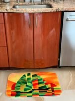 3dRose Bathroom Bath Rug Mat - The Desert by Georg Flegel Table Filled with Desert and a Parrot BLN Food and Dining Fine Art Collection - Image 5