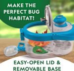 NATIONAL GEOGRAPHIC Bug Catcher Kit for Kids - Kids Bug Habitat with Magnified Viewer, Bug Catcher, Tweezers & Learning Guide, Insect Habitat, Outdoor Toys, Kids Bug Catching Kit, Bug Cage, Bug Box - Image 4