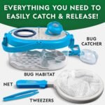 NATIONAL GEOGRAPHIC Bug Catcher Kit for Kids - Kids Bug Habitat with Magnified Viewer, Bug Catcher, Tweezers & Learning Guide, Insect Habitat, Outdoor Toys, Kids Bug Catching Kit, Bug Cage, Bug Box - Image 6
