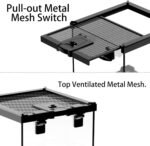 SARUFO Reptile Terrarium (9Pieces) 8 * 8 * 12 Amphibian Vertical Habitat Tank Starter Kit, Suitable for Small Reptiles such as Geckos, Snakes, Lizards, Chameleons, Serpents(8 * 8 * 12 inchs) - Image 4
