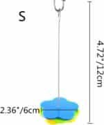 Parrot Fruits and Vegetables Skewer Stainless Steel Feeding Fruit Food Fork Hanging Bird CAGE Accessories Bird Feeder (Large) - Image 4