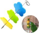 Parrot Fruits and Vegetables Skewer Stainless Steel Feeding Fruit Food Fork Hanging Bird CAGE Accessories Bird Feeder (Large) - Image 7