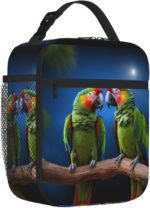 parrots Lunch Bag for Men Women Insulated Lunch Box for Adult Reusable Lunch Tote Bags Large Capacity Lunch Case Leakproof Cooler Lunch Container for Work Travel Office - Image 3
