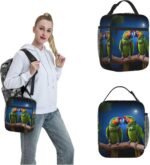 parrots Lunch Bag for Men Women Insulated Lunch Box for Adult Reusable Lunch Tote Bags Large Capacity Lunch Case Leakproof Cooler Lunch Container for Work Travel Office - Image 9