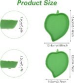 2PCS Tortoise Water Dish, Leaf Shape Reptile Water Dish Bowl, Turtle Feeder Plate, Pet Feeding Bowl for Tortoise Hermit Crab Snake Reptile Drinking and Eating(2 Sizes) - Image 3