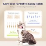Automatic Cat Feeder, Smart Scale Tracks Pet's Food Intake, App Remote Feeding, 3.6L Timed Food Dispenser for Cats and Dogs, Up to 10 Meals Per Day, Stainless Steel Bowl, Dual Power Supply - Image 4