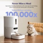Automatic Cat Feeder, Smart Scale Tracks Pet's Food Intake, App Remote Feeding, 3.6L Timed Food Dispenser for Cats and Dogs, Up to 10 Meals Per Day, Stainless Steel Bowl, Dual Power Supply - Image 5