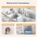 Automatic Cat Feeder, Smart Scale Tracks Pet's Food Intake, App Remote Feeding, 3.6L Timed Food Dispenser for Cats and Dogs, Up to 10 Meals Per Day, Stainless Steel Bowl, Dual Power Supply - Image 7