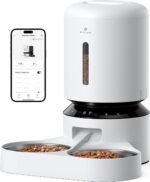 PETLIBRO Automatic Cat Feeder, 5G WiFi Pet Feeder for Two Cats or Dogs with Remote Control, 5L Cat Food Dispenser with Low Food Sensor, 1-10 Meals Per Day, Up to 10s Meal Call for Pets - Image 2