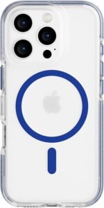 Tech21 EvoCrystal for iPhone 16 Pro - Compatible with MagSafe - Impact Protection Case 15x Military Standard Tested - in Blue - Image 2