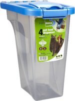 Van Ness 4-Pound Food Dispenser with Fresh-Tite Seal, White , Large (FD4), Clear - Image 2